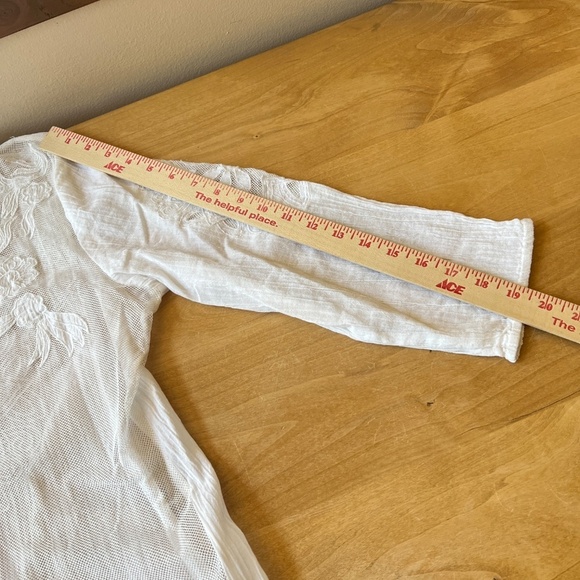 CULTURE TOP LG NWT LACE EMBROIDERY BOHEMIAN DAINTY FEMININE DELICATE COTTAGECORE - Picture 12 of 13